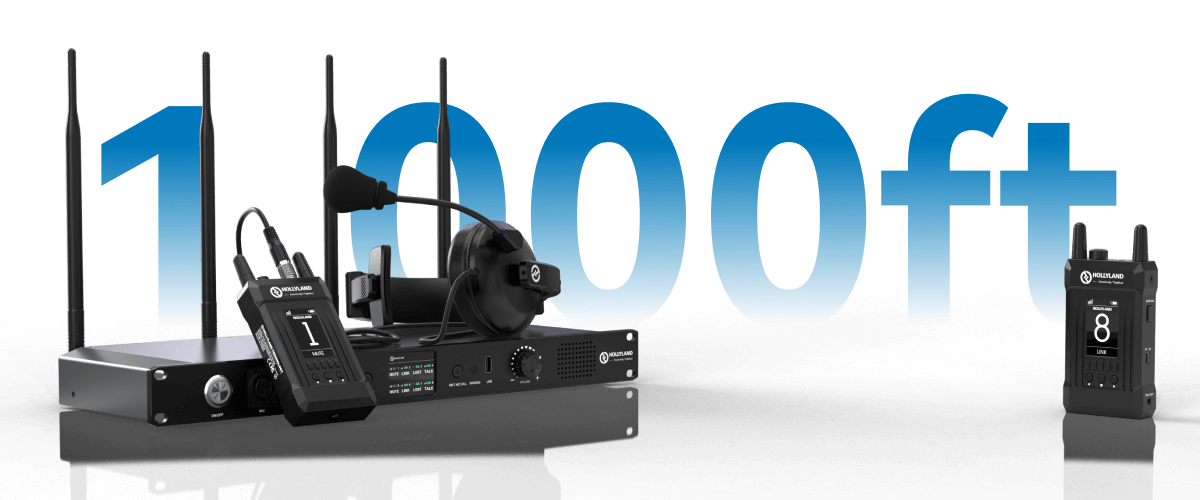 1,000ft (300m) Broad Coverage